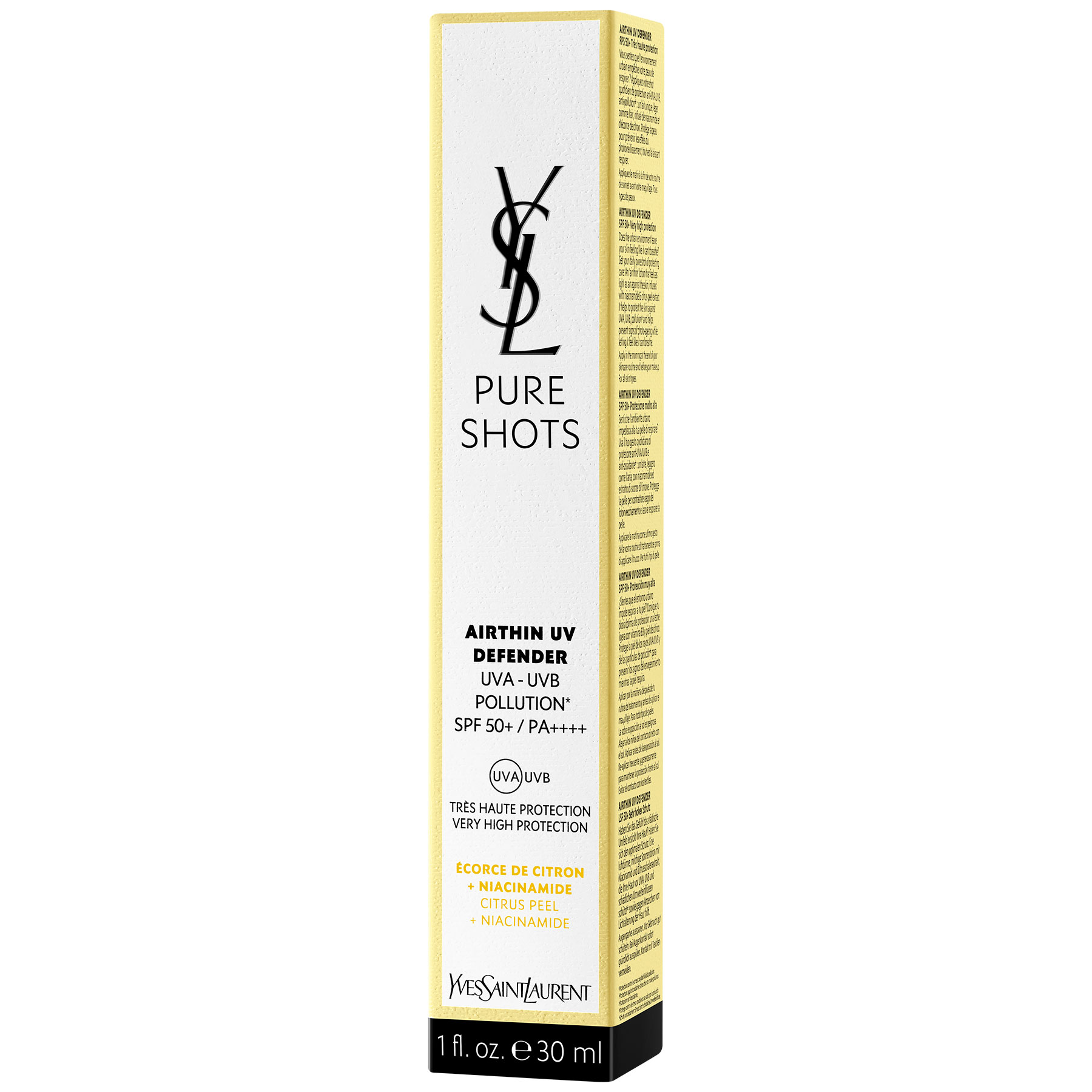 YSL PURE SHOTS UV DEFENDER &Touche Éclat Crema Facial YSL Pure Shots UV Defender 30ml, MiBelleza.