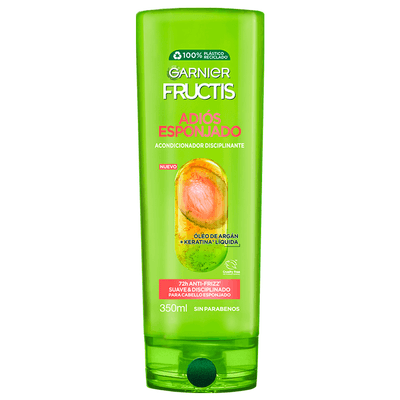 Acondicionador Garnier Fructis Adiós Esponjado de 350ml, descubrilo en mibelleza.uy