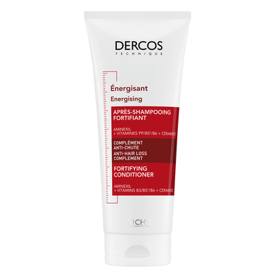 Acondicionador Vichy Dercos Energising anticaída de 200ml, descubrilo en mibelleza.uy