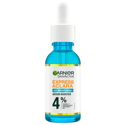 Sérum Garnier Express Aclara Anti-Imperfecciones 30ml, descubrilo en mibelleza.uy