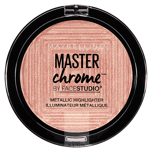 Facestudio® Master Chrome Highlighter™. Este maquillaje iluminador para el rostro, añade luminosidad y dimensión para un resplandor más natural y hermoso.