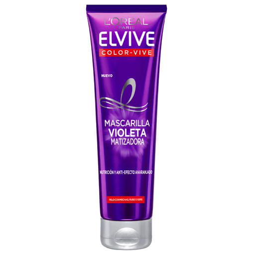 La 1ª gama Elvive Violeta enriquecida con pigmentos violeta que neutralizan instantáneamente los reflejos anaranjados y amarillos para un rubio siempre perfecto.