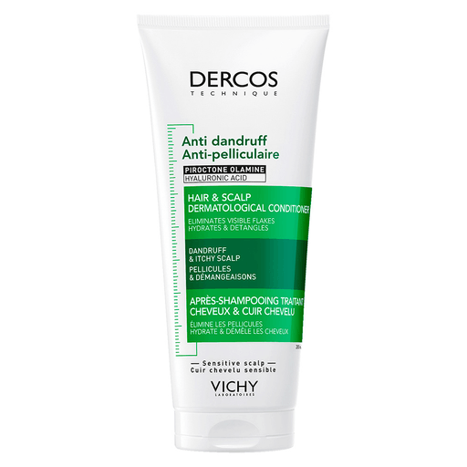 Acondicionador tratamiento anticaspa que elimina el 77% de la caspa visible y reduce el picor. Su fórmula hidrata intensamente el cabello y cuero cabelludo, con una eficacia clínicamente probada en caspa adherente y rebelde.