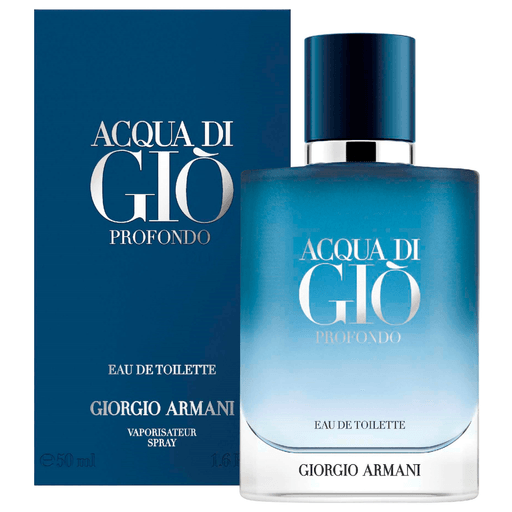 Giorgio Armani presenta Acqua de Giò EDT, una fragancia con una nueva intensidad fresca que captura la emoción de sumergirse en la frescura del océano. Un contraste de especias brillantes y pomelo cítrico, revitalizado por la frescura del ciprés y la profundidad herbácea del lavandín.
