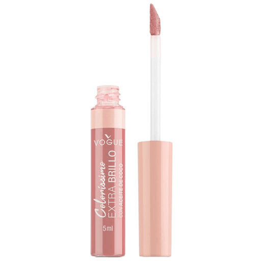 Lucí unos labios con un brillo único sin sensación pegajosa con este Gloss Colorissimo Extra Brillo de Vogue.