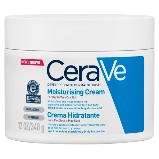 La Crema Hidratante de CeraVe, desarrollada por dermatólogos, ofrece una respuesta idónea para aquellas pieles sensibles y secas que buscan una hidratación profunda y duradera. Referente en las pieles más delicadas.