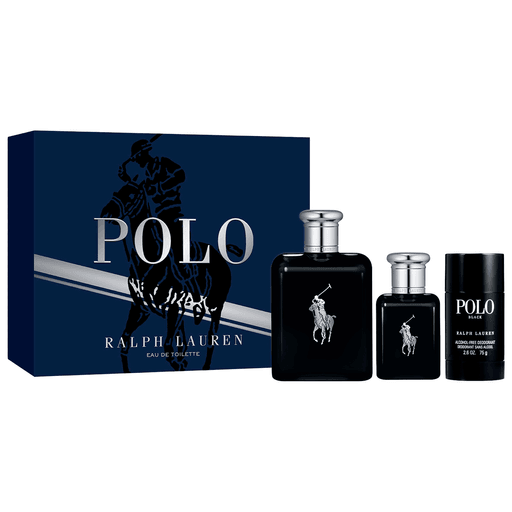 Celebrá al hombre que se mueve con confianza y elegancia natural con este cofre de 3 piezas Polo Black Eau de Toilette. Con su fragancia amaderada y aromática, Polo Black está diseñado para quienes aprecian el misterio y la sensualidad. Este cofre te brinda una experiencia completa de la icónica fragancia, con un frasco de 125ml para uso diario, un vaporizador de 40ml ideal para llevar contigo a todas partes y un desodorante Polo Black para un ritual de aroma sofisticado.