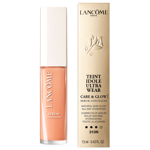 Nuevo Sérum Corrector Lancôme Teint Idole Ultra Wear que ofrece una mirada natural con un hermoso brillo duradero.