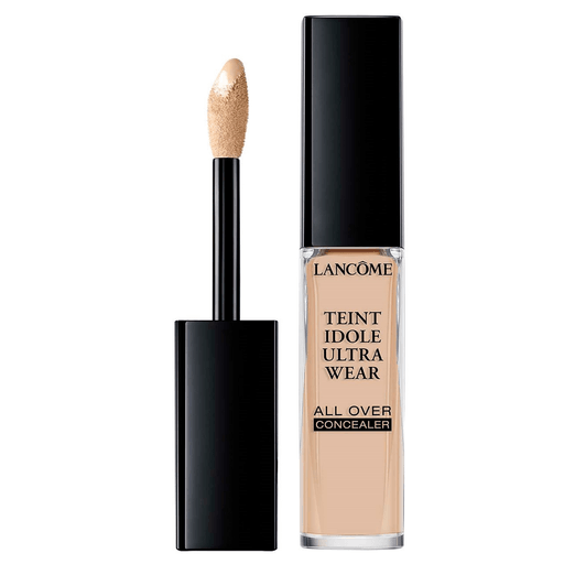 El icónico Teint Idole Ultra Wear de Lancôme ahora disponible como corrector todo en uno con All Over Concealer aporta una cobertura total pero natural, brindando eficacia y larga duración.