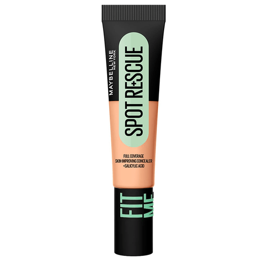 ¡Rescatá tu piel con el nuevo Fit Me Spot Rescue, el corrector que cubre y trata imperfecciones con solo un punto! Su potente fórmula con Ácido Salicílico y Vitamina C reduce el 50% de las imperfecciones en una semana, mientras controla el brillo hasta por 24hs. Con un acabado mate natural que no se cuartea, diseñado para fundirse perfectamente con tu piel. ¡Corregí y tratá tu piel al instante con Maybelline New York!