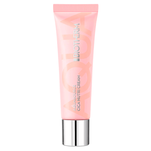 Conseguí una piel suave y tersa en un solo paso con la Crema Nutritiva Biotherm Aquasource Cica. Esta crema hidratante facial para piel seca proporciona una hidratación intensa y duradera hasta por 48 horas, dejando tu cutis terso y radiante.