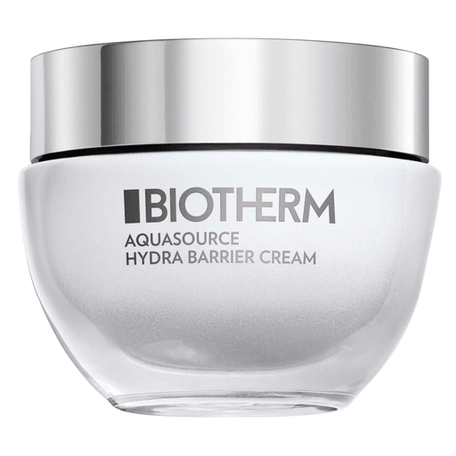 Aquasource Hydra Barrier Cream proporciona 72 horas de hidratación a la vez que fortalece la piel para conseguir una barrera más fuerte y saludable. Esta crema hidratante para la barrera cutánea está diseñada para reforzar la piel, dejándola hidratada con una barrera 50% más fuerte después de solo 1 hora.