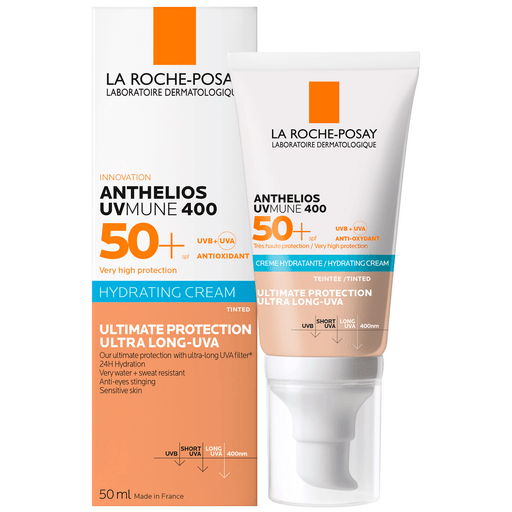 Protegé tu piel del sol con Anthelois UV Mune 400, una crema hidratante con factor SPF50+. Es apto para pieles sensibles y puede ser aplicado en el contorno de los ojos.