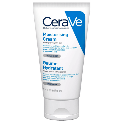 La Crema Hidratante de CeraVe, desarrollada por dermatólogos, ofrece una respuesta idónea para aquellas pieles sensibles y secas que buscan una hidratación profunda y duradera. Referente en las pieles más delicadas.