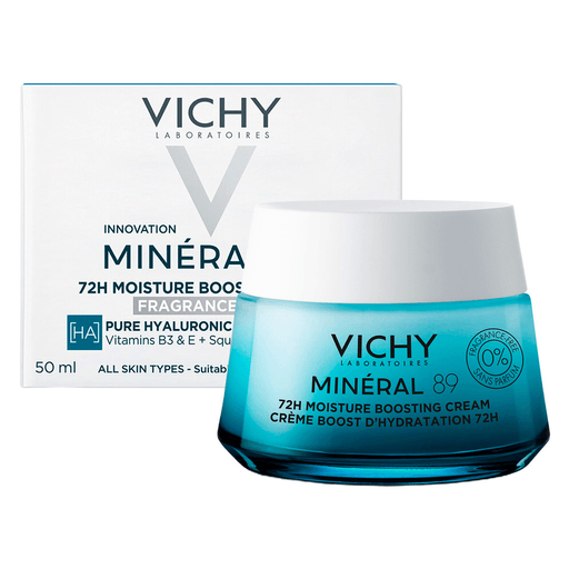 El sérum Minéral 89 ahora en una crema con ácido hialurónico para una piel hidratada y con la humedad necesaria.