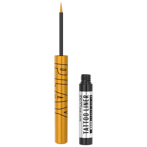 Conseguí un look ultra preciso y lleno de color que dura hasta 48 horas con este delineador de ojos Tattoo Liner Play de Maybelline.