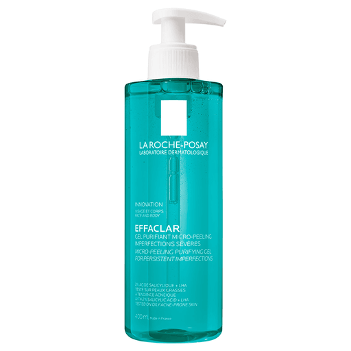 Effaclar gel de La Roche-Posay es un gel de higiene para pieles mixtas a grasas.