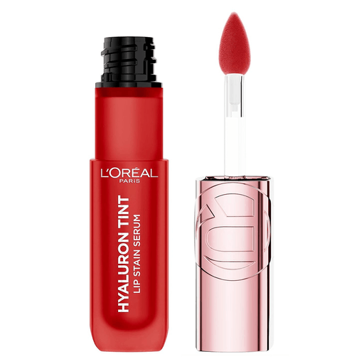 Hyaluron Tint Lip Stain Serum combina el color duradero de una tinta labial con el cuidado de un sérum enriquecido con ácido hialurónico, aportando hasta un 80% más de hidratación y hasta 12 horas de color intenso, suave y confortable.
