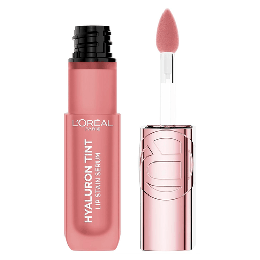 Hyaluron Tint Lip Stain Serum combina el color duradero de una tinta labial con el cuidado de un sérum enriquecido con ácido hialurónico, aportando hasta un 80% más de hidratación y hasta 12 horas de color intenso, suave y confortable.