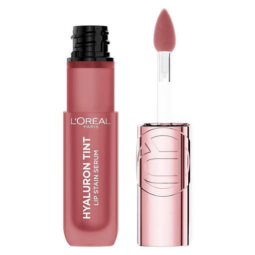 Hyaluron Tint Lip Stain Serum combina el color duradero de una tinta labial con el cuidado de un sérum enriquecido con ácido hialurónico, aportando hasta un 80% más de hidratación y hasta 12 horas de color intenso, suave y confortable.