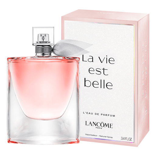 Una fragancia floral afrutada definida por la elegancia del sutil almizcle blanco. La vie est belle es un perfume verdaderamente adictivo. 