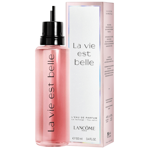 Una fragancia floral afrutada definida por la elegancia del sutil almizcle blanco. La vie est belle es un perfume verdaderamente adictivo.