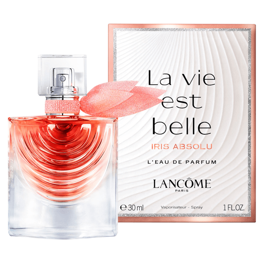 La Vie est Belle Iris Absolu Eau de Parfum es una interpretación radiante, sofisticada y sensual del icónico La Vie est Belle Eau de Parfum. La Vie est Belle Iris Absolu es una fragancia adictiva con una concentración increíblemente alta de Iris, 10 veces más iris que el clásico La vie est Belle Eau de Parfum.