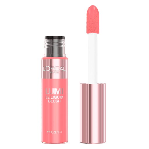 El Rubor Líquido Lumi Liquid Blush de L'Oreal Paris aporta un toque de color fresco y luminoso con una fórmula de alta pigmentación y textura ligera que se difumina fácilmente para un acabado natural y radiante.