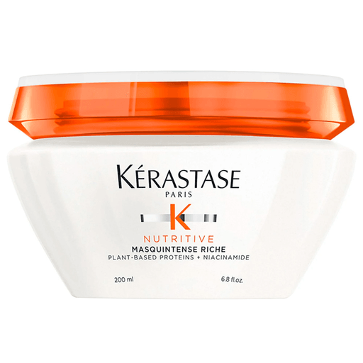 Masquintense Riche de Kérastase es una rica mascarilla capilar intensamente nutritiva para cabello muy seco de medio a grueso