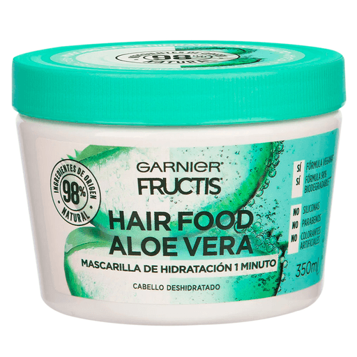 Descubrí la nueva mascarilla Hair Food de Garnier Fructis. Su fórmula cuenta con el poder revitalizante necesario para decirle adiós al cabello apagado y sin vida en tan solo 1 minuto. 