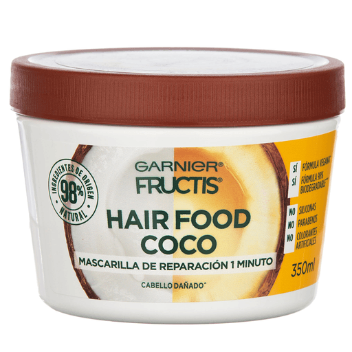 Descubrí la nueva mascarilla Hair Food de Garnier Fructis. Su fórmula cuenta con el poder revitalizante necesario para decirle adiós al cabello apagado y sin vida en tan solo 1 minuto. 