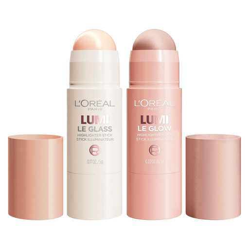 Iluminá tu rostro con el pack de iluminadores Lumi Le Glass y Lumi Le Glow de L'Oreal París, que aportan un brillo radiante, natural y ajustable a tu estilo.