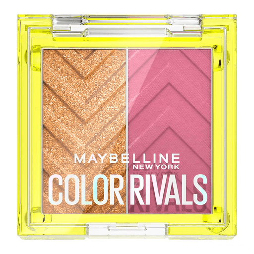 Disfrutá de looks únicos, atrevidos y divertidos con Color Rivals Shadow Duo de Maybelline, el secreto para desbloquear el contraste de color en el maquillaje de ojos.