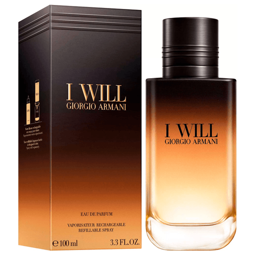 Giorgio Armani I Will EDP es una nueva interpretación de la masculinidad: intensa y sofisticada, celebra la fuerza, la confianza y la determinación. Una fragancia oriental amaderada decidida para hombre, con un carácter distintivo que deja una estela elegante e inconfundible.