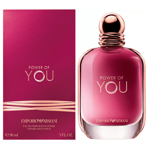 Power of You de Emporio Armani captura una nueva adicción gourmand inspirada en el resplandor exótico y la fuerza femenina. El Eau de Parfum combina la vibrante fruta de la pasión con el delicado frangipani y la sensual vainilla, creando una fragancia que irradia confianza y encanto. 