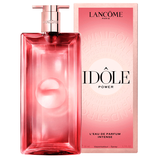 El perfume de rosas y jazmín de mujer Idôle Power Intense Eau de Parfum de Lancôme es la fragancia de la generación de mujeres listas para conquistar el mundo. El perfume de las futuras líderes del mañana. Un aroma floral que acompaña a las mujeres fuertes, empoderadas y que influyen en el camino de las demás.