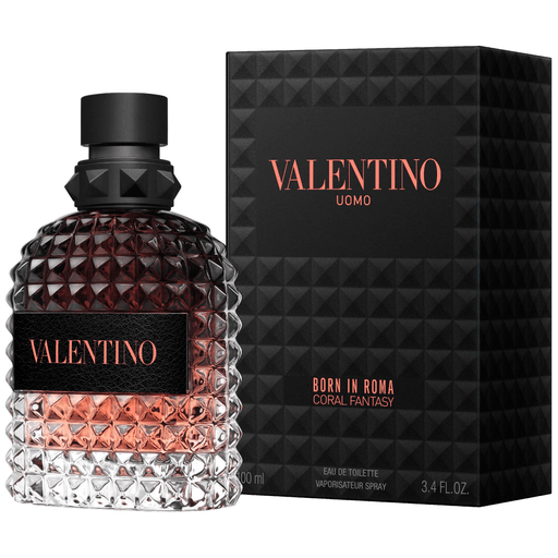 Con Born In Roma Coral Fantasy Uomo, Valentino te invita a un nuevo atardecer romano. Cuando la luz de color coral inunda el horizonte, es hora de una nueva expresión de fantasía.
