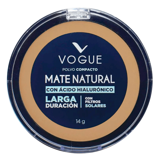 Polvo Compacto Mate Natural es un polvo que además de brindar un acabado mate natural de larga duración tiene el beneficio de antipolución con una textura sedosa.