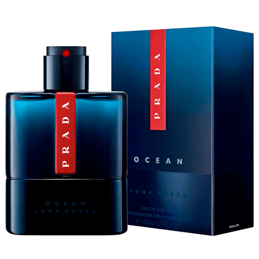 Luna Rossa Ocean de Prada es un EDT que reinventa la clásica familia fougere con un toque vanguardista y desafiando los códigos de la masculinidad actual.