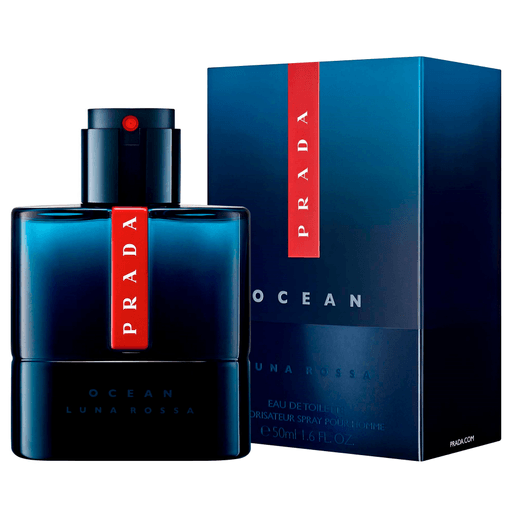Luna Rossa Ocean de Prada es un EDT que reinventa la clásica familia fougere con un toque vanguardista y desafiando los códigos de la masculinidad actual.