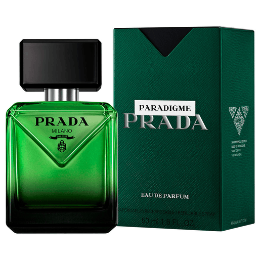 Paradigme EDP, una fragancia masculina de Prada. Una fragancia que trasciende las preconcepciones tradicionales al preguntar: ¿y si hubiera otra manera? Una pregunta que es una invitación a experimentar y abrir nuevas perspectivas. La confianza redefinida como curiosidad, la fuerza como delicadeza y el éxito como la libertad de crear tu propio paradigma. 