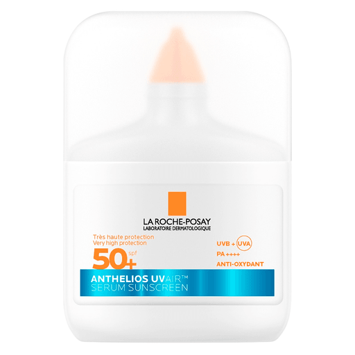 Anthelios UVAIR FPS50+ es un sérum protector solar tan ligero como el aire, con una cobertura ligera y natural que se funde perfectamente con la piel.
