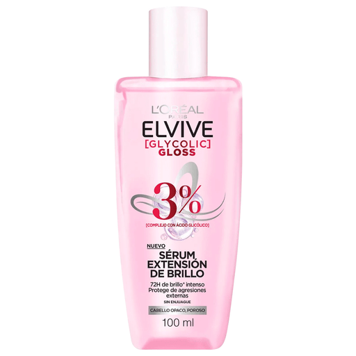 El Sérum Glycolic Gloss Extensión de Brillo es tu aliado para reparar el pelo y prolongar el resultado de brillo extremo.
