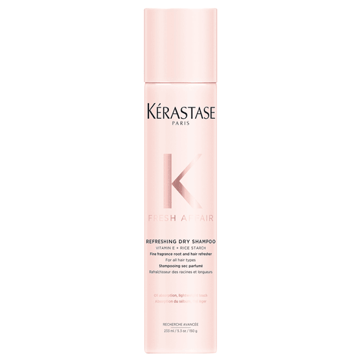 Este shampoo en seco tiene un efecto refrescante para la raíz y el cabello, otorgando una fragancia fina para toda clase de pelo.