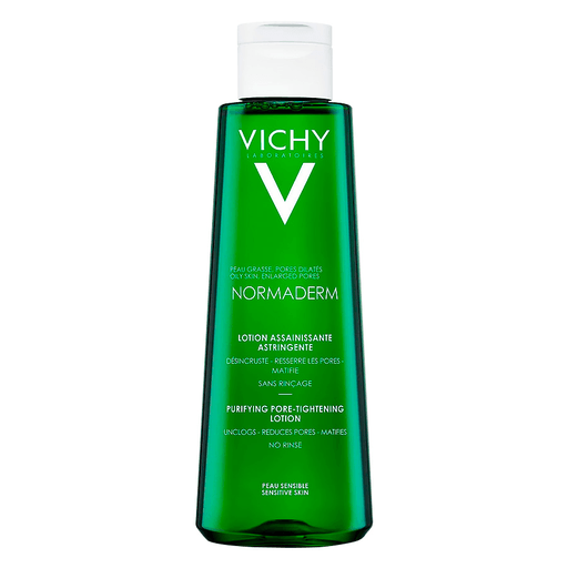 Descubrí la pureza con el tónico Vichy Normaderm Astringente. Desobstruye poros, matiza la piel y previene brotes, ofreciendo una limpieza profunda sin resecar. ¡Lográ una piel fresca y radiante incorporando este innovador tónico a tu rutina diaria!