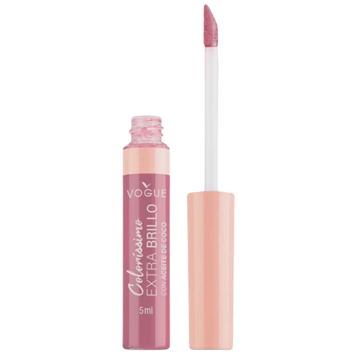 Brillo Labial Vogue Colorissimo Extra Brillo con Aceite de Coco 5ml ...