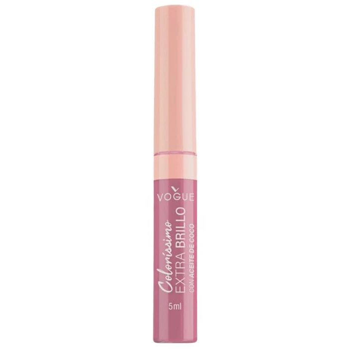 Brillo Labial Vogue Colorissimo Extra Brillo con Aceite de Coco 5ml ...