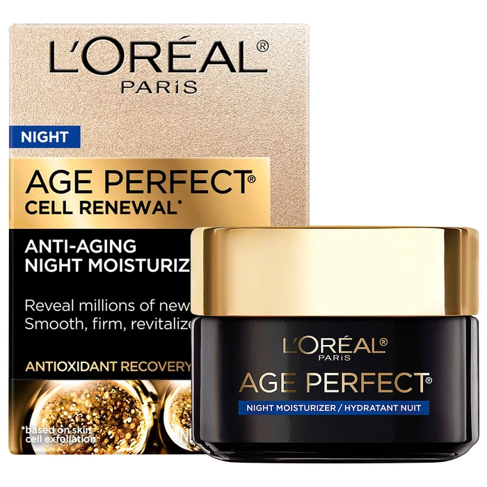 L'Oréal Paris Age Perfect Nachtcreme Für Reife Haut – Gegen Altersflecken, 50 Ml