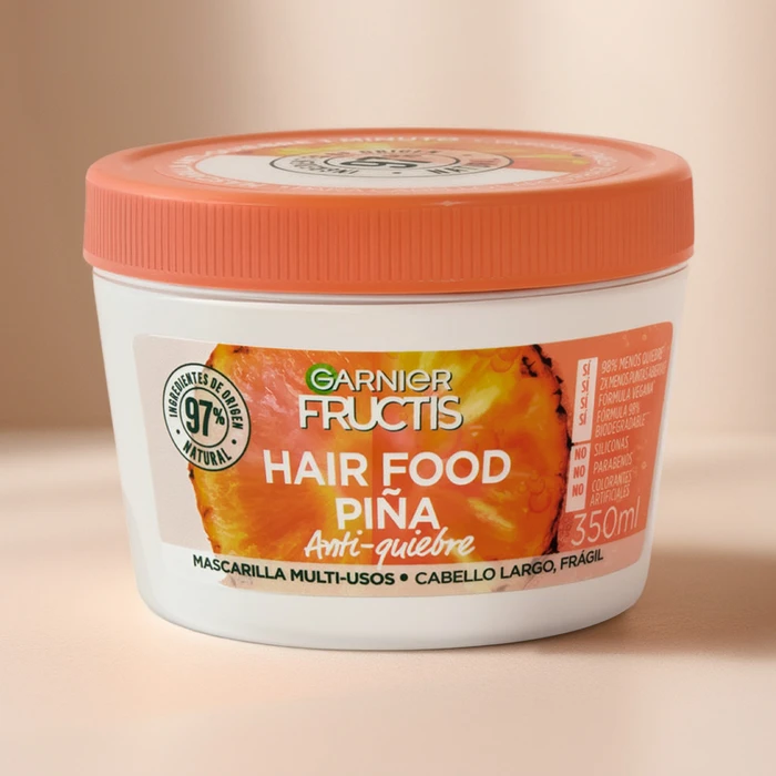 Garnier Fructis Hair Food Ananas Maske 350 Ml – Anti-Bruch-Formel Für Alle Haartypen
