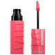 Labial Maybelline Super Stay Vinyl Ink con hasta 16 horas de brillo y duración - Rogue, descubrilo en mibelleza.uy